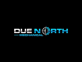 Due North Mechanical  logo design by wongndeso