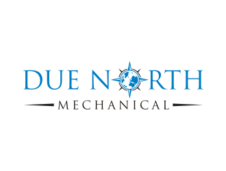 Due North Mechanical  logo design by amsol