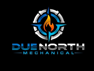 Due North Mechanical  logo design by dasigns