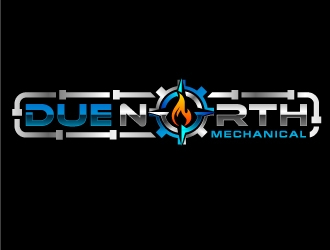 Due North Mechanical  logo design by dasigns