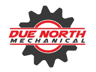 Due North Mechanical  logo design by AamirKhan