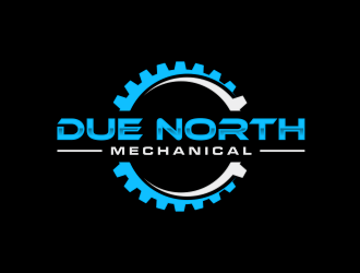 Due North Mechanical  logo design by scolessi