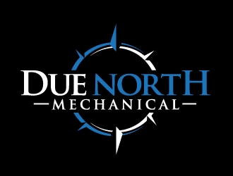 Due North Mechanical  logo design by dasigns