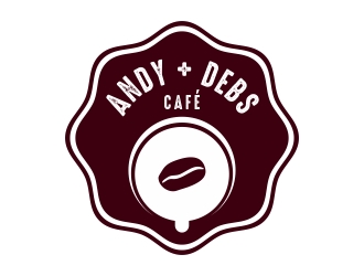 Andy and Debs Cafe logo design by cikiyunn