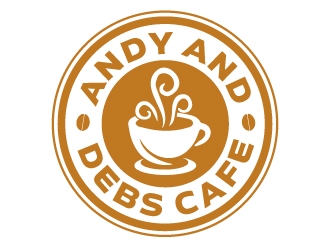Andy and Debs Cafe logo design by AamirKhan