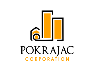 Pokrajac Corporation logo design by JessicaLopes