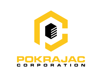 Pokrajac Corporation logo design by lexipej