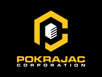 Pokrajac Corporation logo design by lexipej