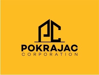 Pokrajac Corporation logo design by Alfatih05