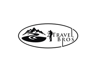 2 Travel Bros logo design by Diancox