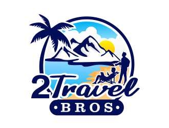 2 Travel Bros logo design by amar_mboiss