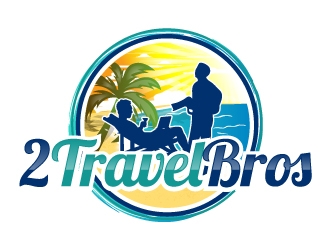 2 Travel Bros logo design by AamirKhan