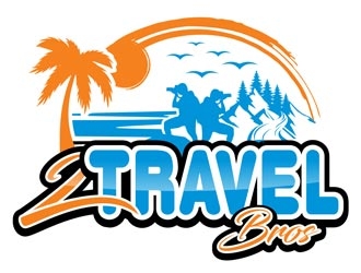 2 Travel Bros logo design by creativemind01