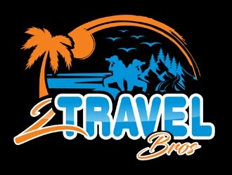 2 Travel Bros logo design by creativemind01