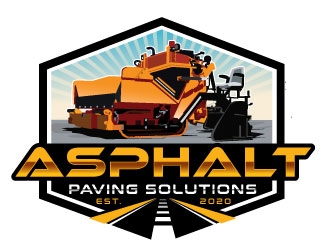 Asphalt Paving Solutions  logo design by Suvendu