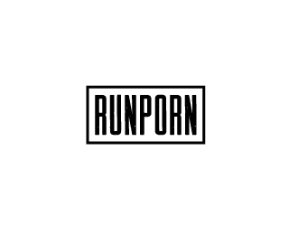RUNPORN or #RUNPORN  logo design by my!dea