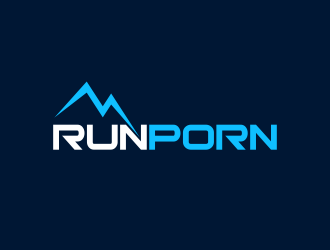 RUNPORN or #RUNPORN  logo design by scolessi