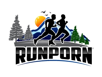 RUNPORN or #RUNPORN  logo design by uttam