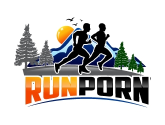 RUNPORN or #RUNPORN  logo design by uttam