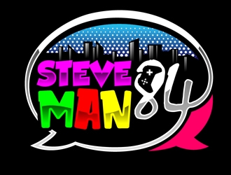 SteveMan84 logo design by DreamLogoDesign