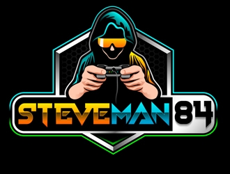 SteveMan84 logo design by DreamLogoDesign