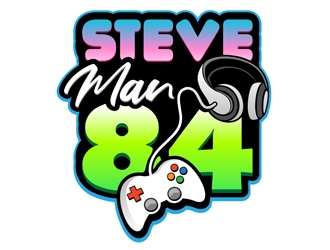 SteveMan84 logo design by DreamLogoDesign
