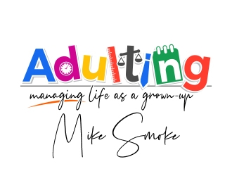 Adulting logo design by MarkindDesign