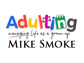 Adulting logo design by MarkindDesign
