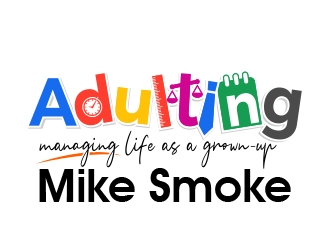 Adulting logo design by MarkindDesign