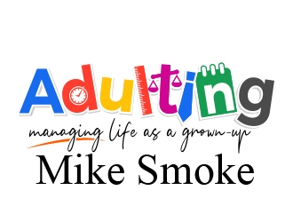 Adulting logo design by MarkindDesign