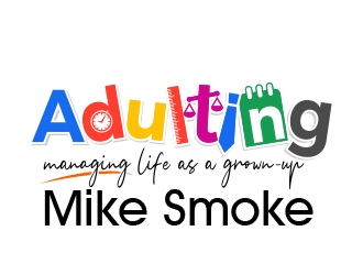 Adulting logo design by MarkindDesign