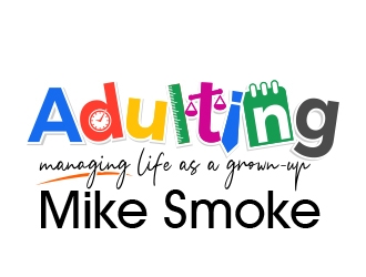 Adulting logo design by MarkindDesign