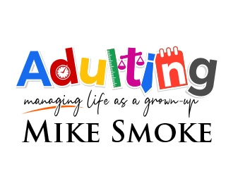 Adulting logo design by MarkindDesign