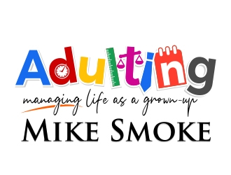 Adulting logo design by MarkindDesign