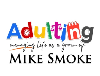 Adulting logo design by MarkindDesign