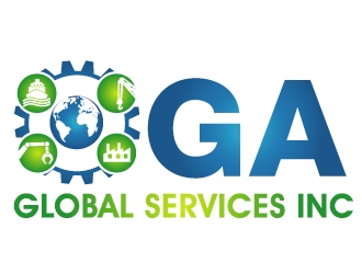 GA Global Services inc. logo design by PMG