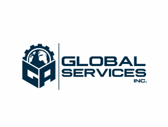 GA Global Services inc. logo design by serprimero