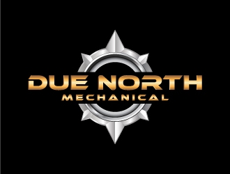 Due North Mechanical  logo design by emberdezign