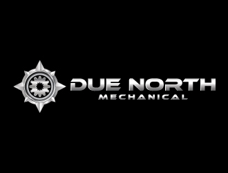 Due North Mechanical  logo design by emberdezign