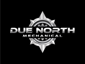 Due North Mechanical  logo design by emberdezign