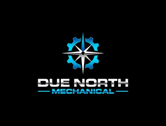 Due North Mechanical  logo design by wongndeso
