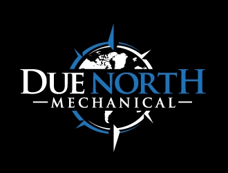 Due North Mechanical  logo design by dasigns