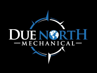 Due North Mechanical  logo design by dasigns