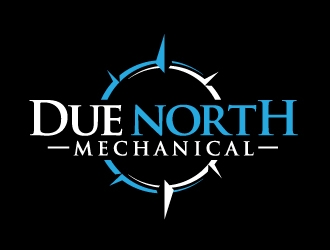 Due North Mechanical  logo design by dasigns