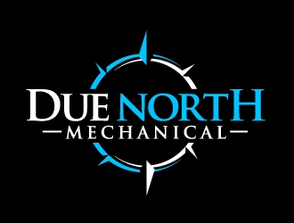 Due North Mechanical  logo design by dasigns