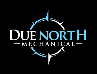 Due North Mechanical  logo design by dasigns