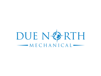Due North Mechanical  logo design by amsol