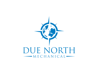 Due North Mechanical  logo design by amsol