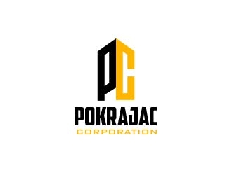 Pokrajac Corporation logo design by usef44