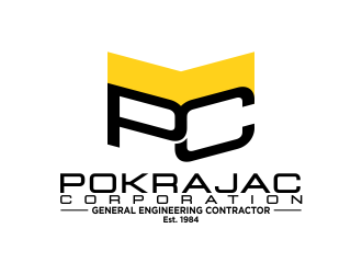 Pokrajac Corporation logo design by ekitessar